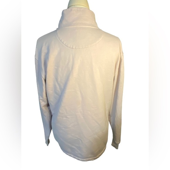 VANS Pale Pink 3/4 zip sweatshirt size M - Picture 2 of 8